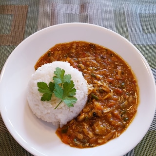 さば水煮缶詰で！簡単！スパイシー キーマカレー